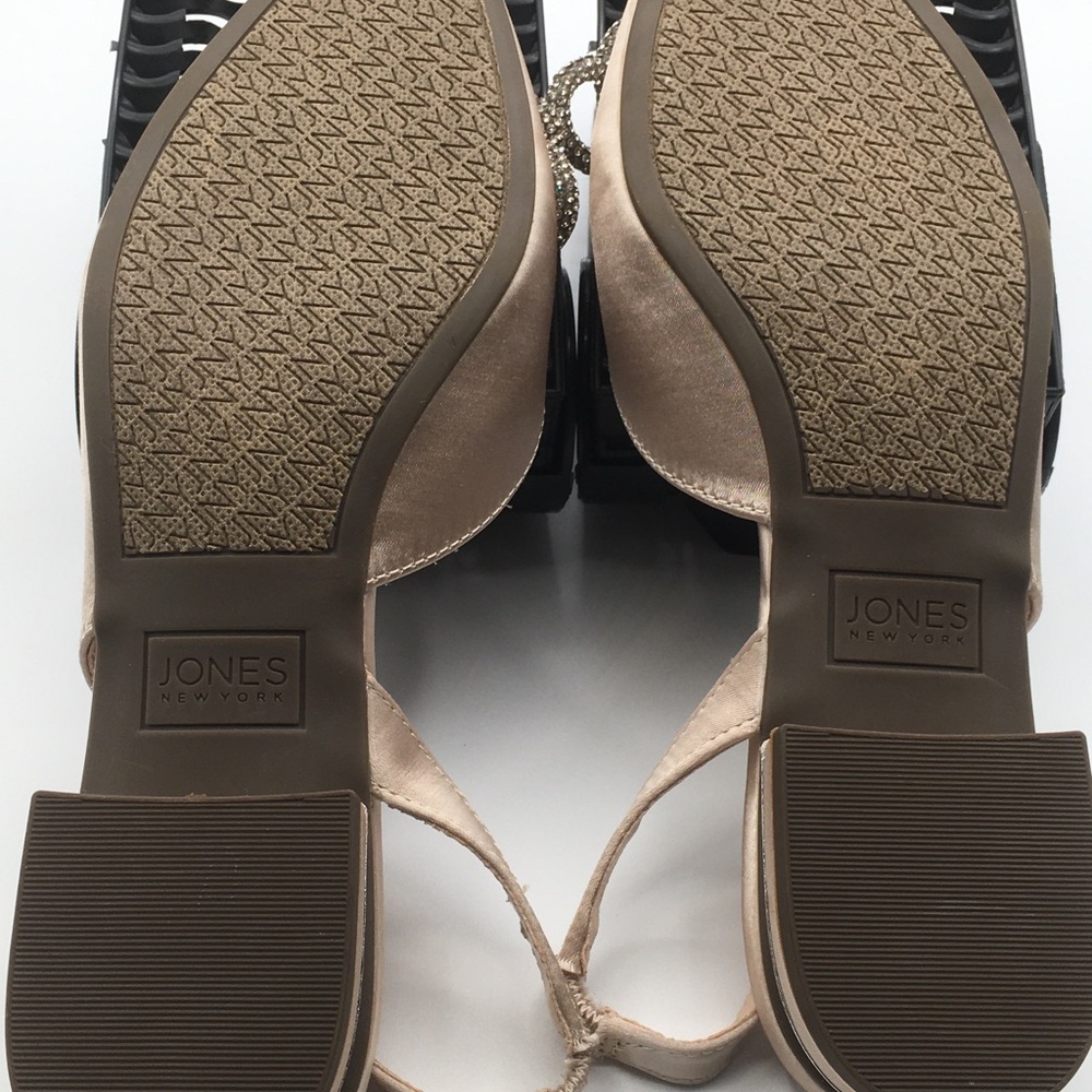 JONES NEW YORK Satin Bow Tie Slingback Flats (Quentina) - Picture 7 of 9